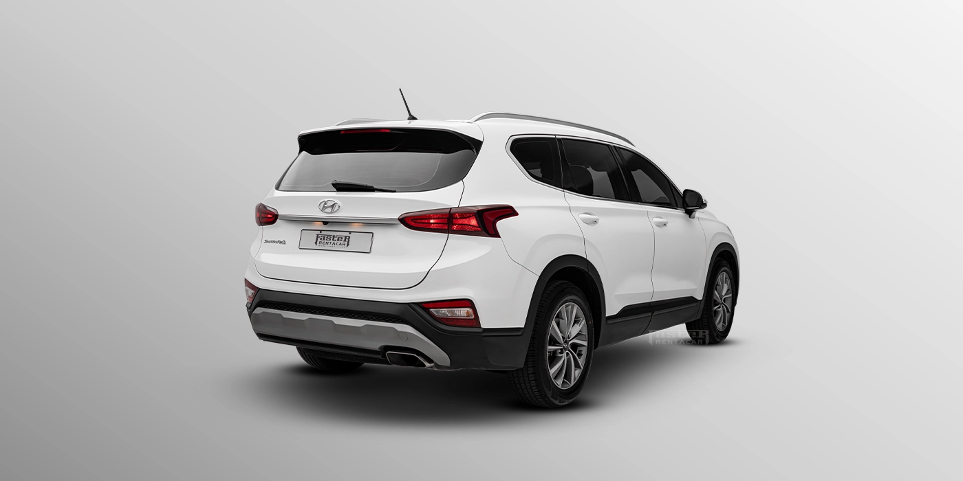 Hyundai Santa Fe Back Side View